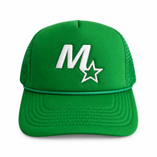 Cargar imagen en el visor de la galería, M Star Solid Trucker Hat
