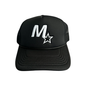 M Star Solid Trucker Hat