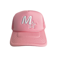 Load image into Gallery viewer, M Star Solid Trucker Hat
