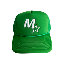 Load image into Gallery viewer, M Star Solid Trucker Hat
