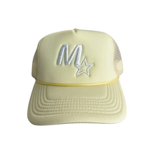 Load image into Gallery viewer, M Star Solid Trucker Hat
