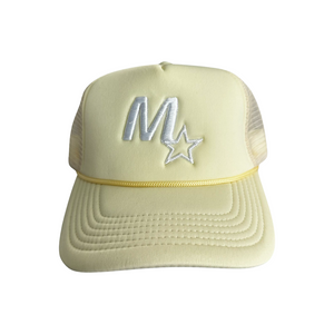 M Star Solid Trucker Hat