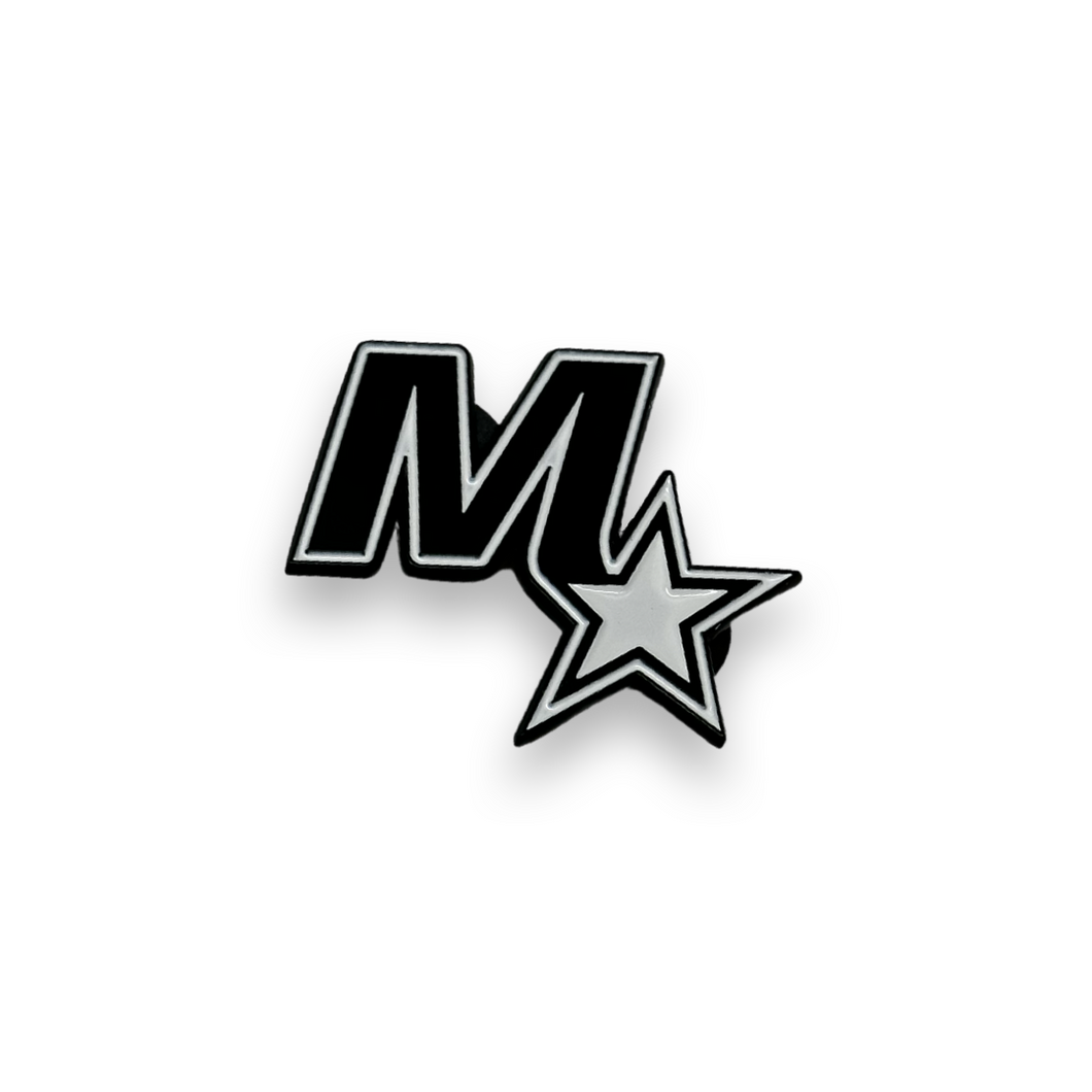 M Star Enamel Pin